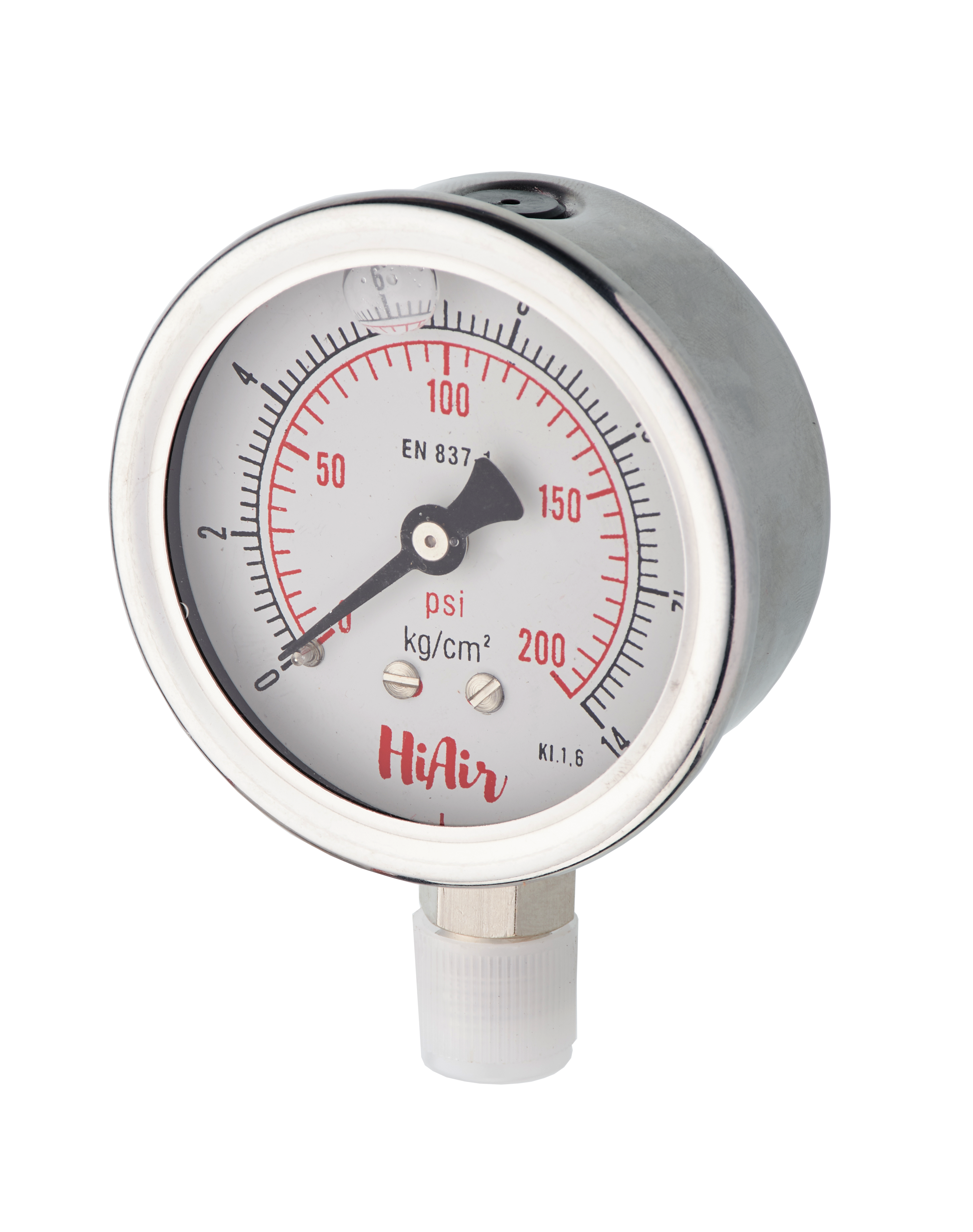 HIGL25BC200 = 0-200psi (0-14kg), 63mm (2.5”)