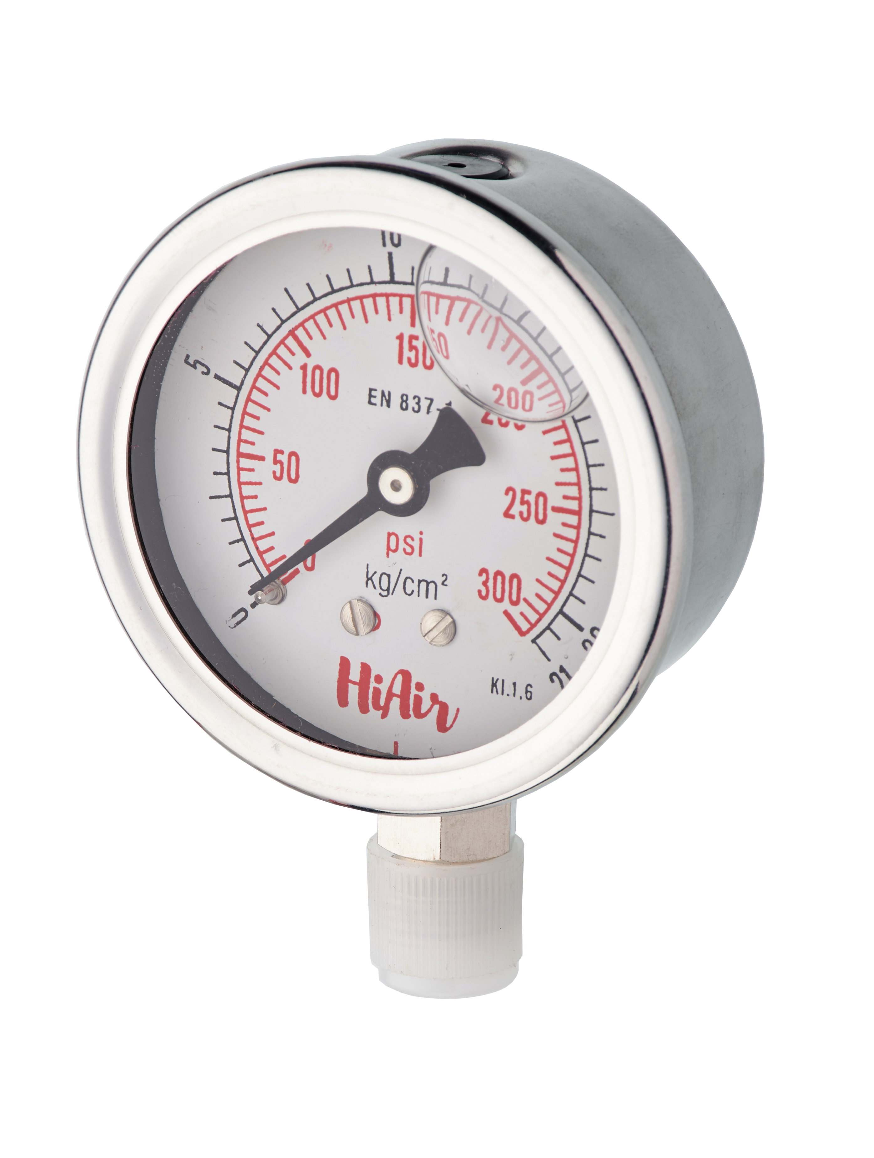 HIGL25BC300 = 0-300psi (0-21kg), 63mm (2.5”)