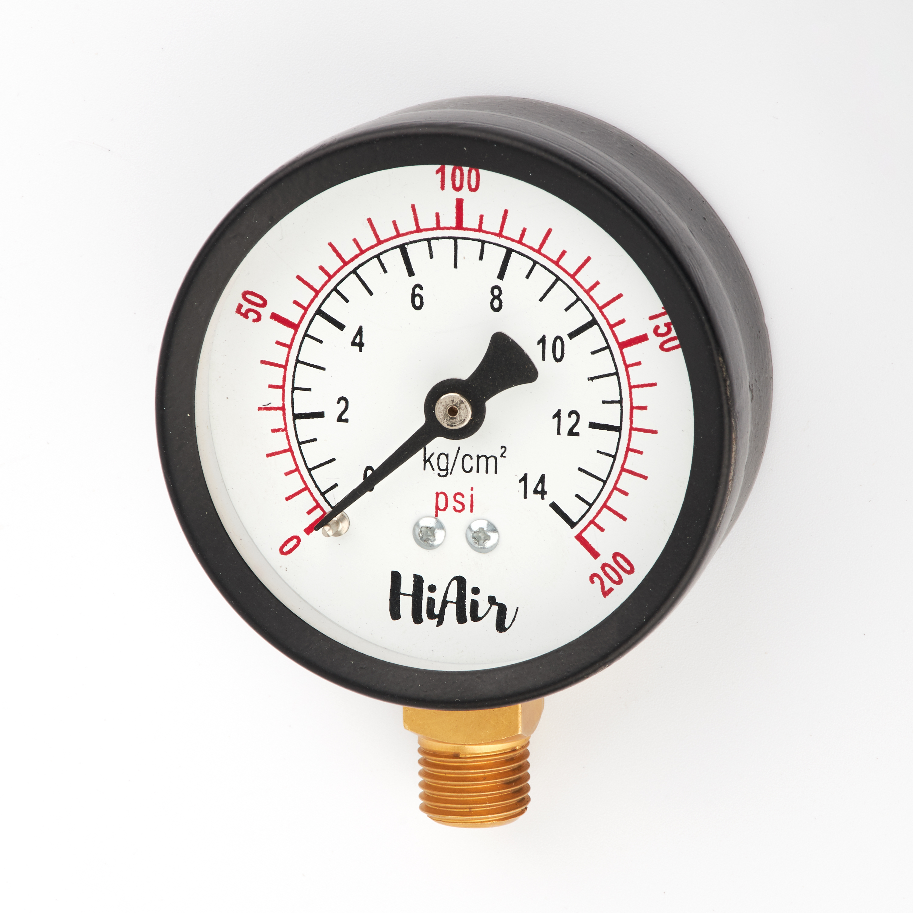 HIU25DCBE200 = 0-200psi (0-14kg), 63mm (2.5”)