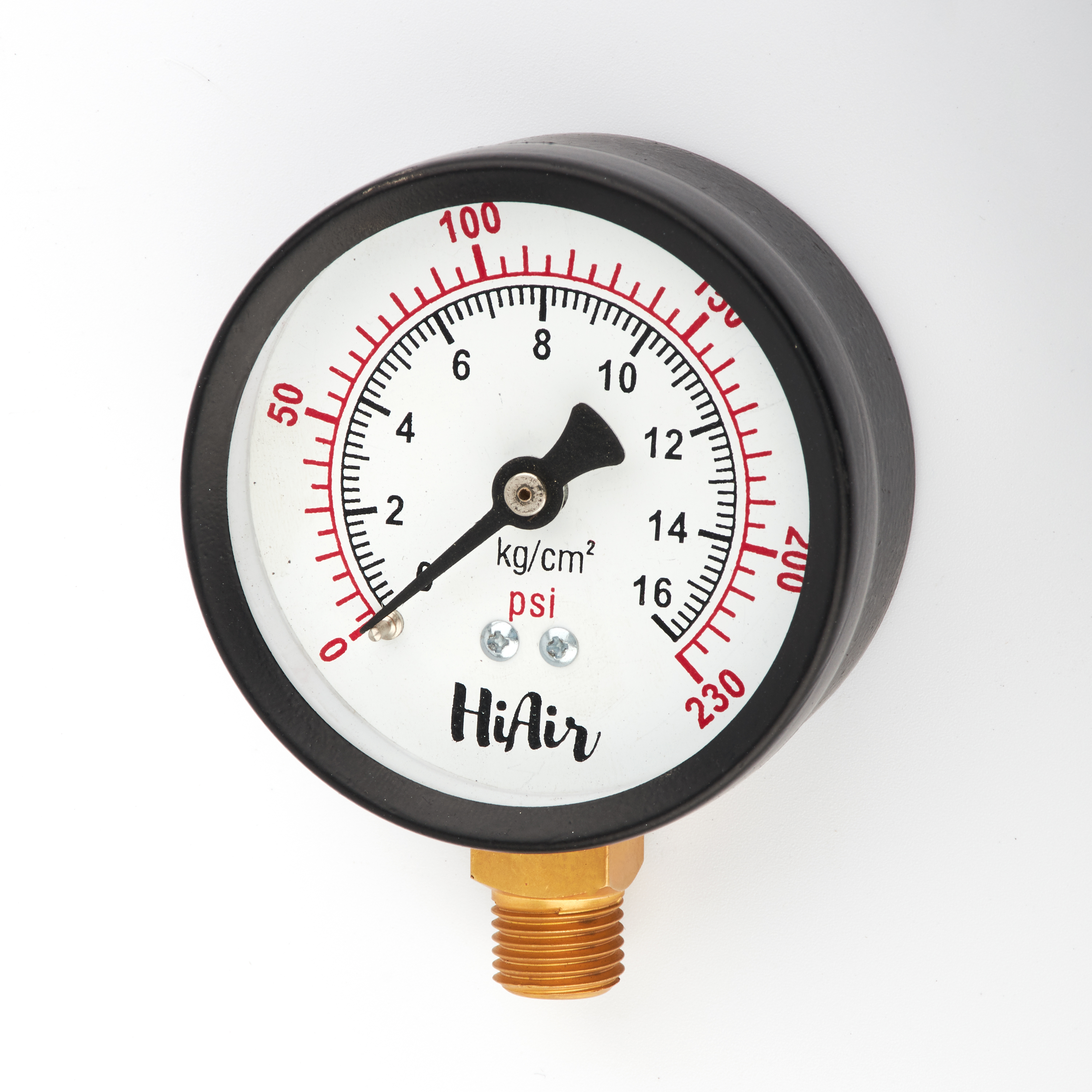HIU25DCBE230 = 0-230psi (0-16kg), 63mm (2.5”)