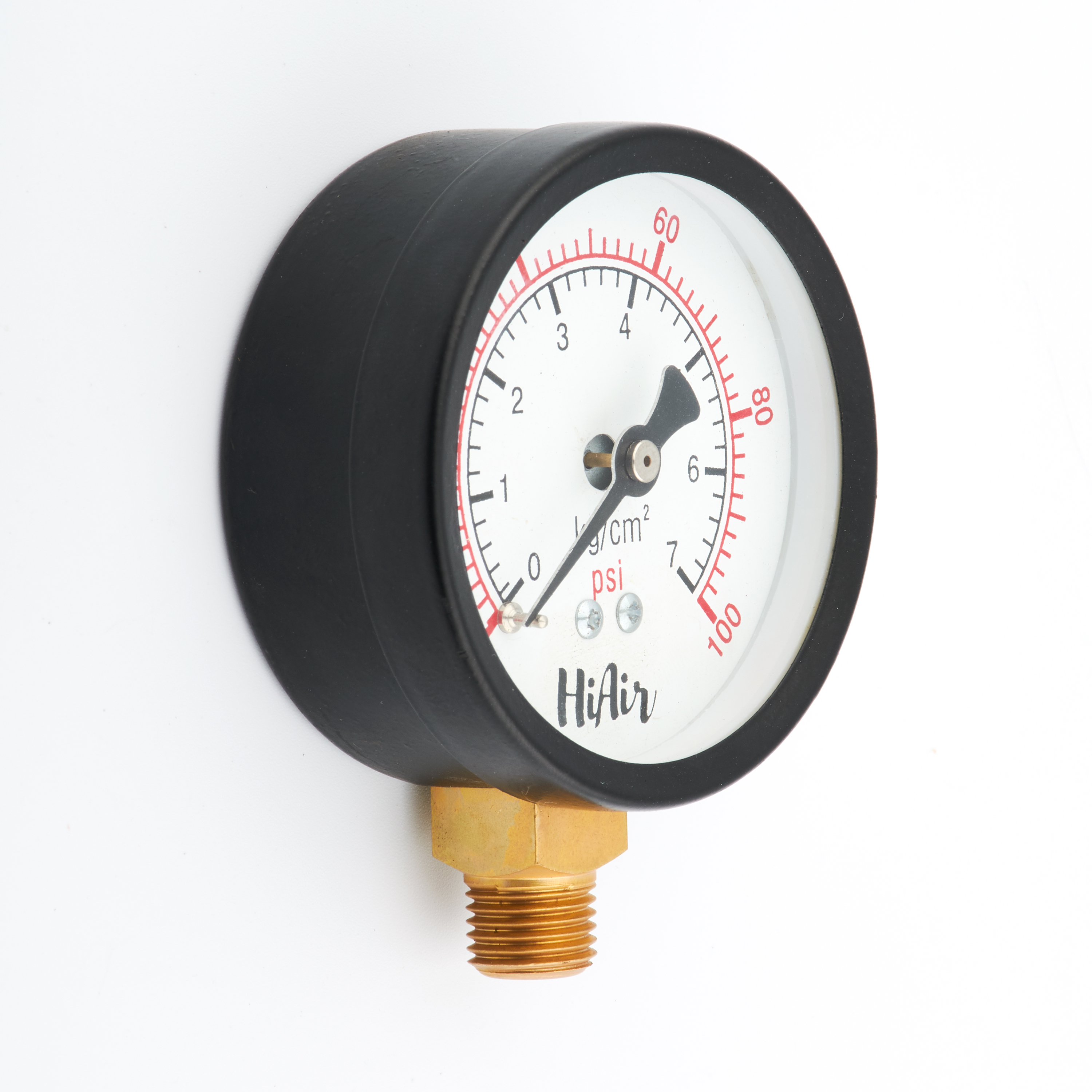 HIU25DCBE100 = 0-100psi (0-7 kg), 63mm (2.5”)