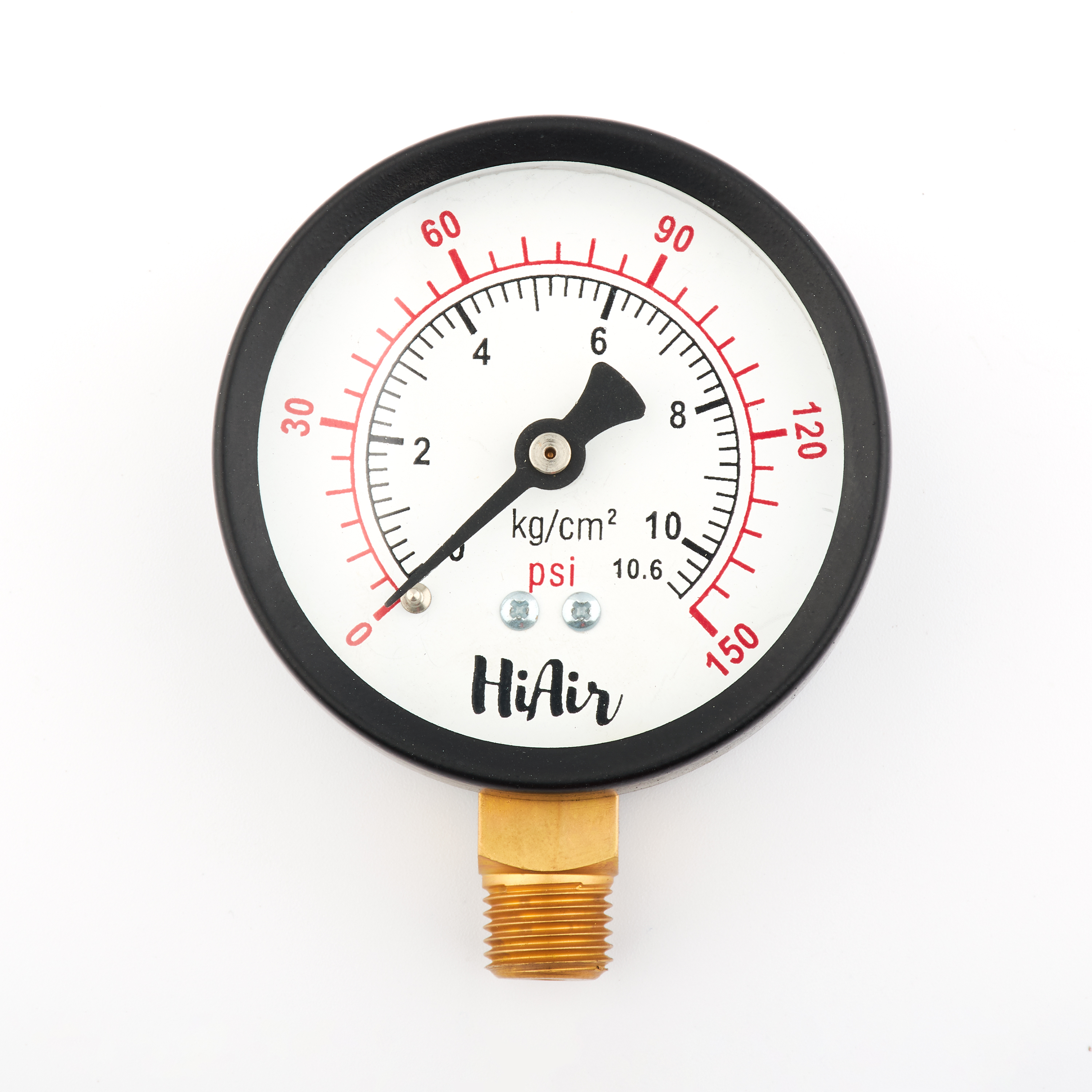 HIU25DCBE150 = 0-150psi (0-10kg), 63mm (2.5”)