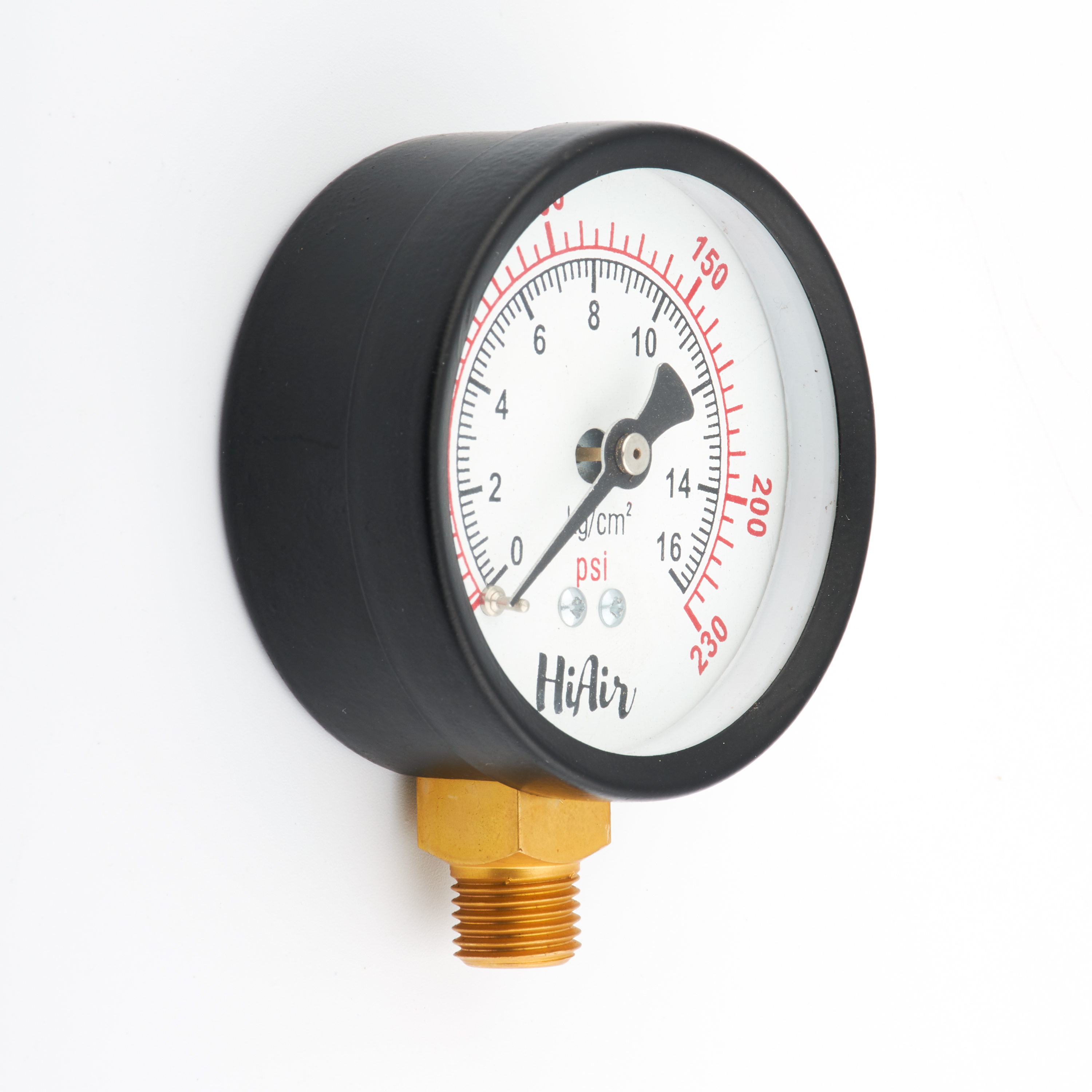 HIU25DCBE230 = 0-230psi (0-16kg), 63mm (2.5”)