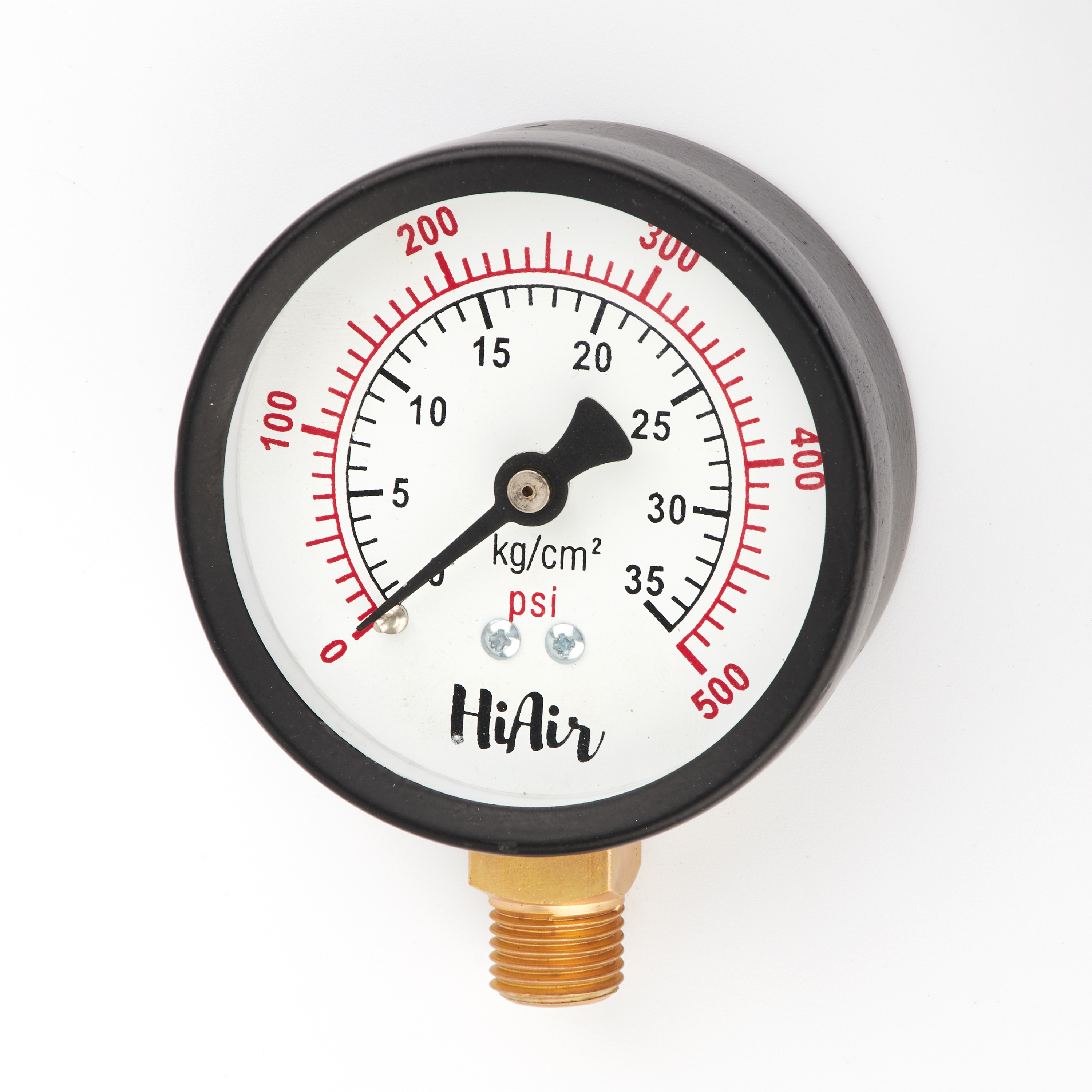 HIU25DCBE500 = 0-500psi (0-35kg), 63mm (2.5”)