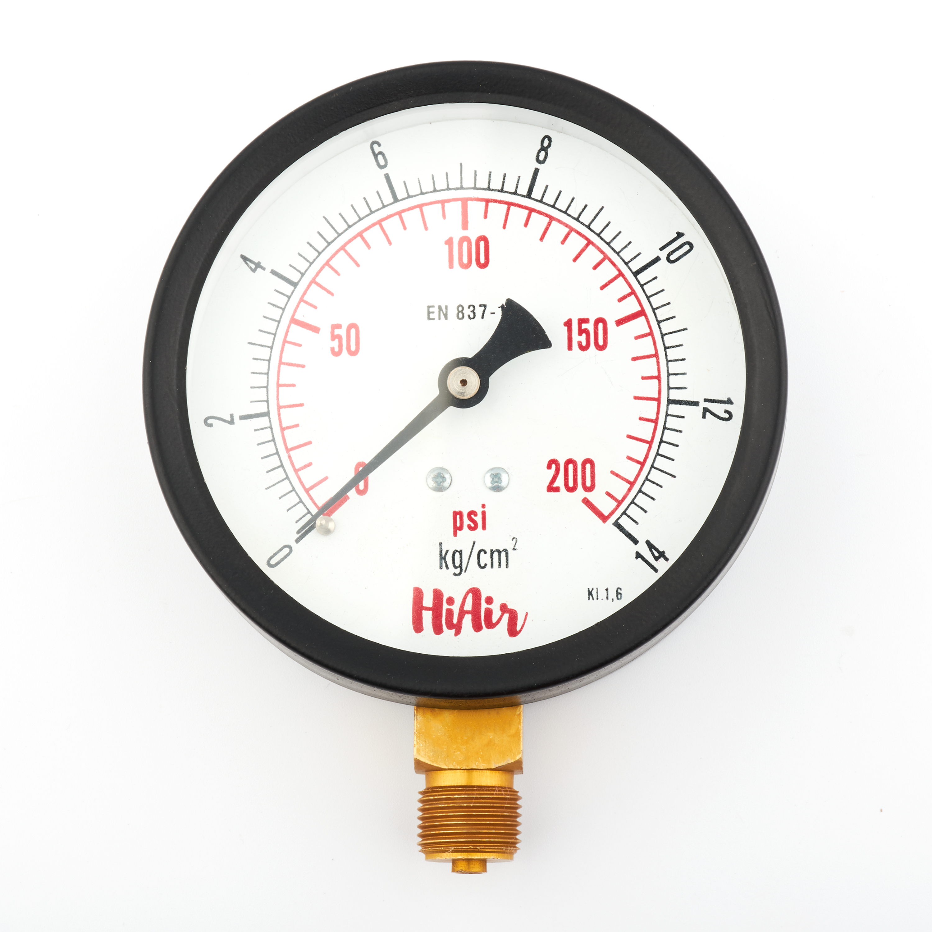 HIU4DCBE200 = 0-200psi (0-14kg), 100mm (4”)