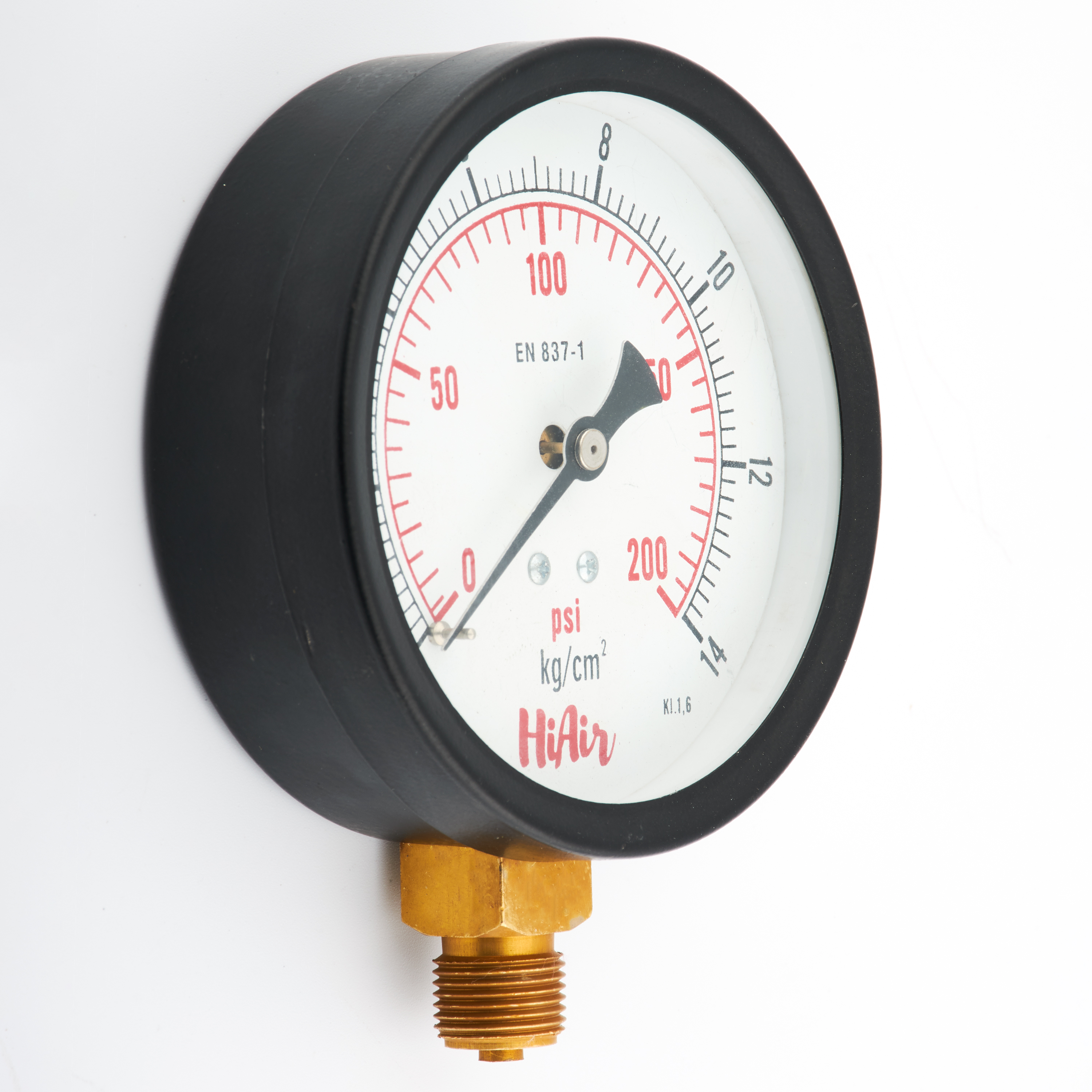 HIU4DCBE200 = 0-200psi (0-14kg), 100mm (4”)