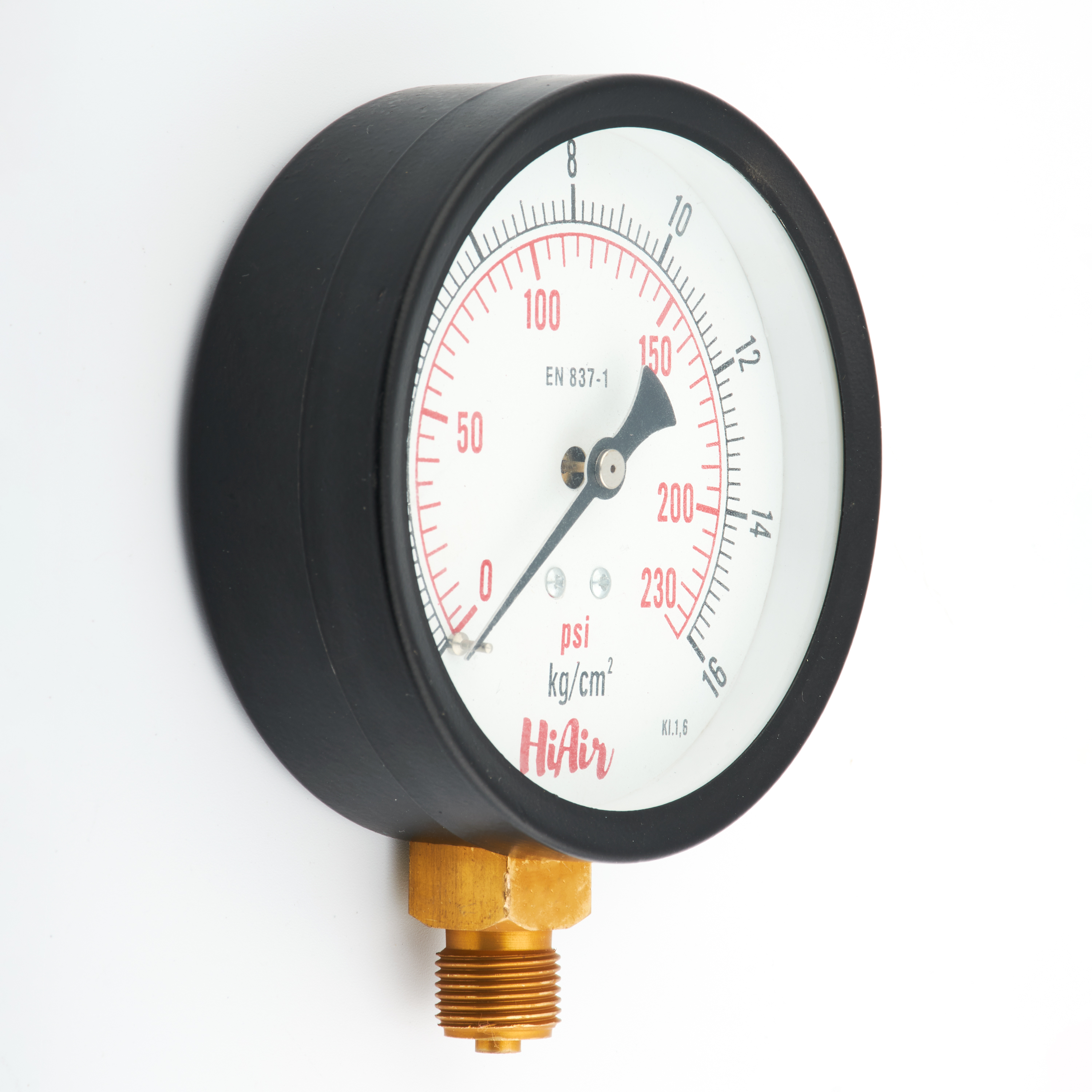 HIU4DCBE230 = 0-230psi (0-16kg), 100mm (4”)