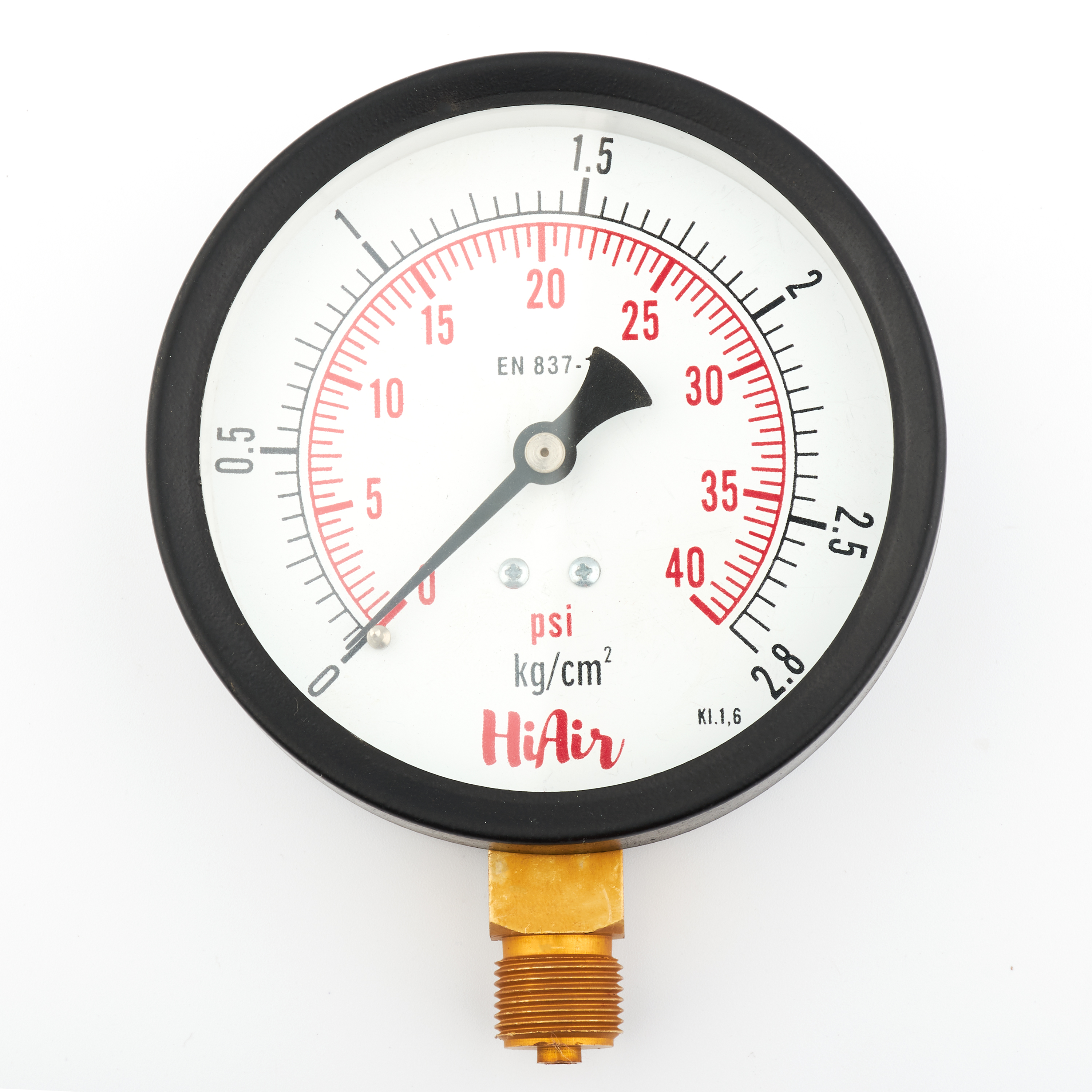 HIU4DCBE40 = 0-40psi (0-2.8kg), 100mm (4”)
