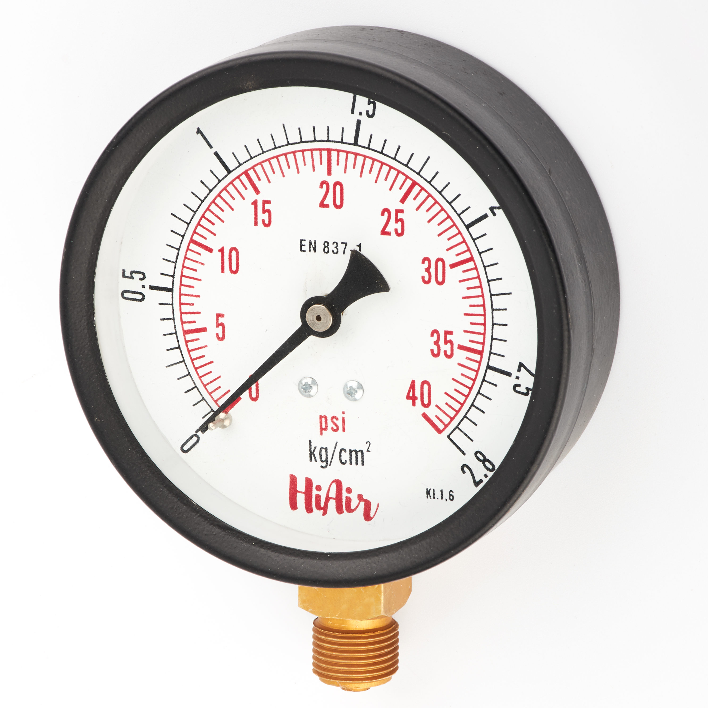 HIU4DCBE40 = 0-40psi (0-2.8kg), 100mm (4”)