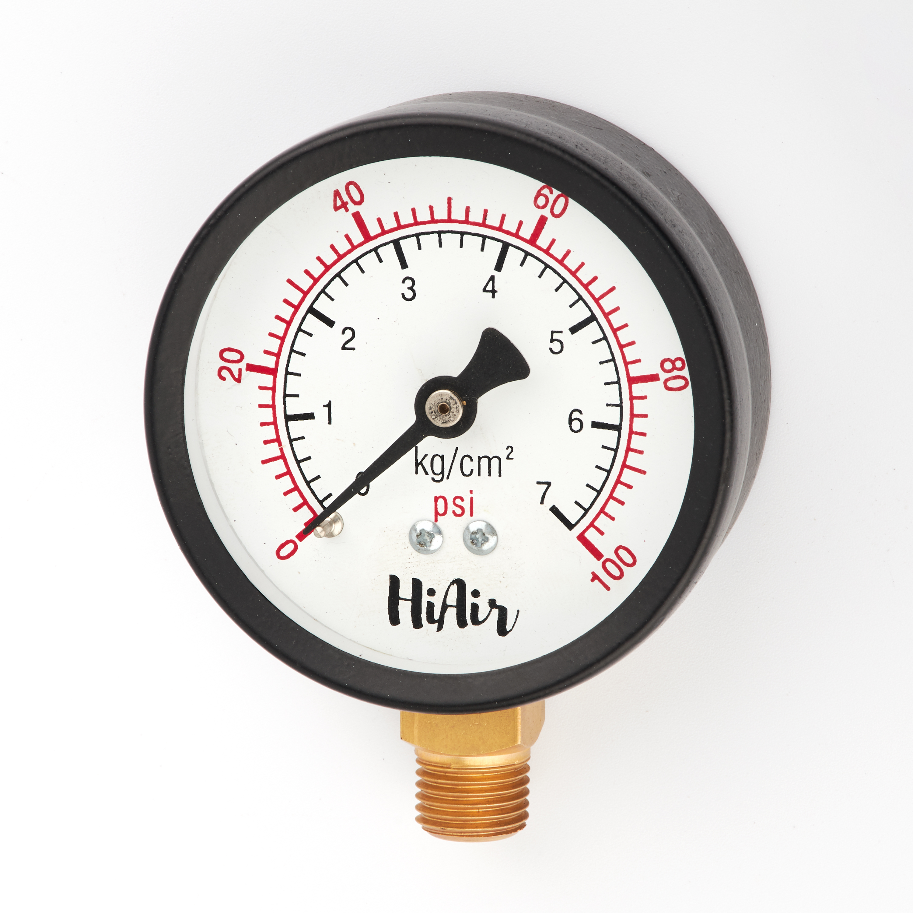 HIU25DCBE100 = 0-100psi (0-7 kg), 63mm (2.5”)